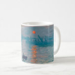 Impression Sunrise claude monet impressionist Kaffeetasse<br><div class="desc">Eindruck,  Sunrise ist ein berühmtes Gemälde des französischen Impressionisten Claude Monet,  1872 gemalt und 1874 auf der Ausstellung von Impressionisten in Paris gezeigt. Sunrise zeigt den Hafen von Le Havre.</div>