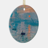 Impression Sunrise Claude Monet Keramik Ornament (Rechts)