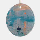 Impression Sunrise Claude Monet Keramik Ornament (Links)