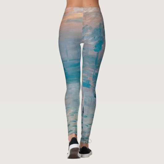 Impression Sunrise Claude Monet Leggings (Rückseite)