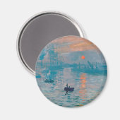 Impression Sunrise Claude Monet Magnet (Vorderseite/Rückseite)