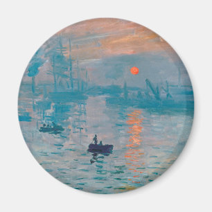 Impression Sunrise Claude Monet Magnet