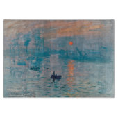 Impression Sunrise Claude Monet Schneidebrett (Vorderseite)