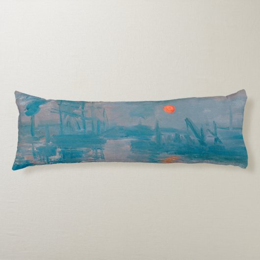 Impression Sunrise Claude Monet Seitenschläferkissen (Vorderseite)
