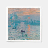 Impression Sunrise Claude Monet Serviette (Vorderseite)