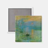 Impression Sunrise Fine Art Magnet (Vorderseite/Rückseite)
