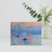 Impression Sunrise Postkarte (Stehend Vorderseite)