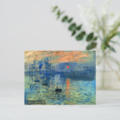 Impression Sunrise, Soleil Levant, Claude Monet Postkarte (Stehend Vorderseite)