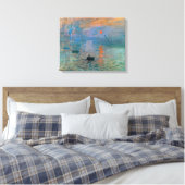 Impression Sunrise von Claude Monet Leinwanddruck (Insitu (Schlafzimmer))