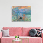 Impression Sunrise von Claude Monet Leinwanddruck (Insitu (Wohnzimmer))