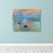 Impression Sunrise von Claude Monet Leinwanddruck (Insitu (Holzboden))