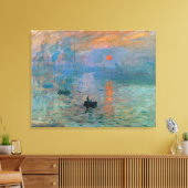 Impression Sunrise von Claude Monet Leinwanddruck (Insitu (Wohnzimmer))
