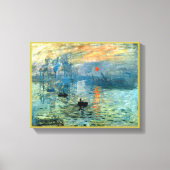 Impression Sunrise von Claude Monet Leinwanddruck (Vorderseite)