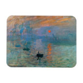 Impression Sunrise von Claude Monet Magnet (Horizontal)