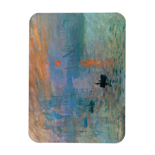 Impression Sunrise von Claude Monet Magnet (Vertikal)