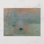 Impression Sunrise von Claude Monet Postcard Postkarte (Vorderseite)