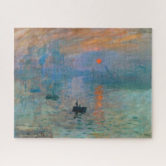 Impression Sunrise von Claude Monet Puzzle (Horizontal)