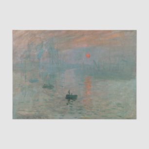 Impression Sunrise von Claude Monet Seidenpapier