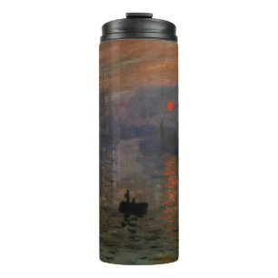 Impression Sunrise von Claude Monet, Vintage Art Thermosbecher