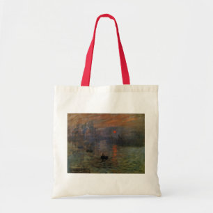 Impression Sunrise von Claude Monet, Vintage Art Tragetasche