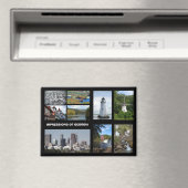 Impressionen aus Georgien USA Magnet (In Situ (Geschirrspüler))
