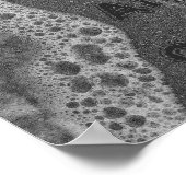 Impressionen des Footprint im Sand Poster (Ecke)