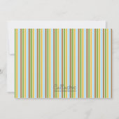 Impressionen für Baby Boy Shower (Zug) Einladung (Rückseite)