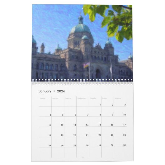 Impressionen von Victoria, B.C. 2018 Kalender (Jan 2026)