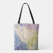 Impressionismus Abstrakt Paint Brush Tote Tasche (Rückseite)
