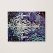 Impressionismus-Aquarell Edwardian Leuchter Puzzle (Horizontal)