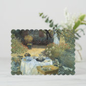 Impressionismus Art Afteroon Teezeremonie Party Br Einladung (Stehend Vorderseite)