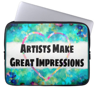 Impressionismus Art zitieren stolzen Künstler Laptopschutzhülle