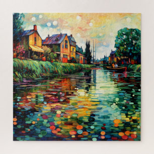 Impressionismus der Fluss Bank Puzzle