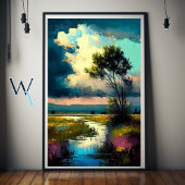 Impressionismus farbig poster