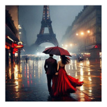 Impressionismus Frankreich Eiffelturm und Couple