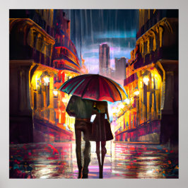 Impressionismus Frankreich ein paar Spaziergänge i Poster