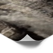 Impressionismus Herbstlandschaft paris eiffturm Poster (Ecke)