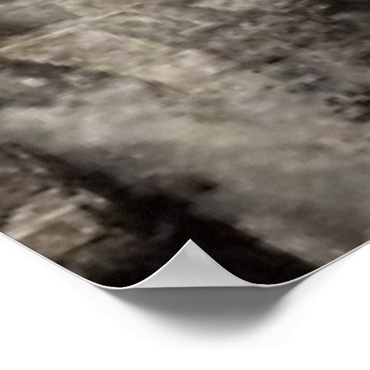 Impressionismus Herbstlandschaft paris eiffturm Poster (Ecke)