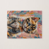 Impressionismus Kitty Jigsaw Puzzle (Horizontal)