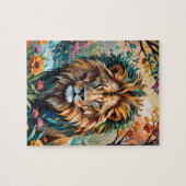 Impressionismus Lion Jigsaw Puzzle (Horizontal)
