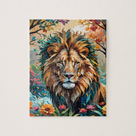 Impressionismus Lion Jigsaw Puzzle