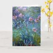 Impressionismus Rosa Blume Karte (Gelbe Blume)