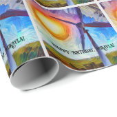 Impressionismus Solar- und Wind-Power Geschenkpapier (Rolleneckpunkt)