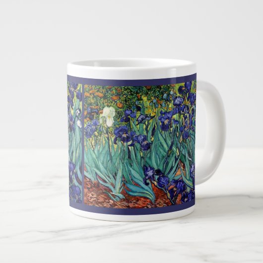 Impressionismus Van Goghs Irische große Jumbo-Tass Jumbo-Tasse (Vorderseite Rechts)