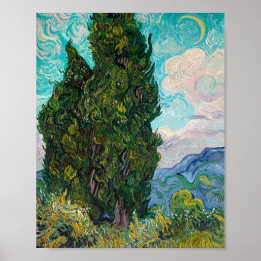 Impressionismus Vincent Van Gogh Berühmte Visuelle Poster (Vorne)