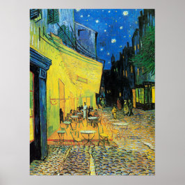 Impressionismus Vincent Van Gogh Cafe Terrasse Nig Poster