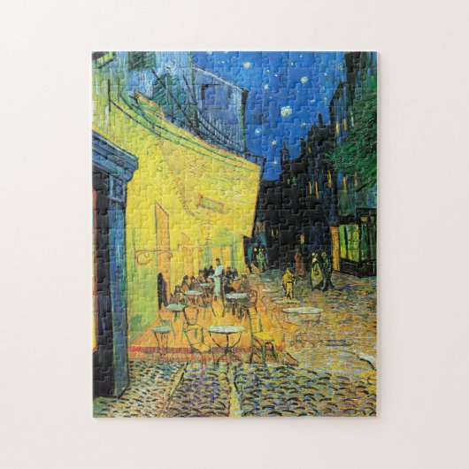 Impressionismus Vincent Van Gogh Cafe Terrasse Nig Puzzle (Vertikal)