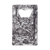 Impressionismus Vincent Van Gogh Garten des Hospit Geldbeutel Flaschenöffner (Rückseite)