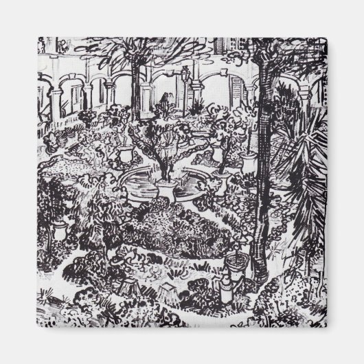 Impressionismus Vincent Van Gogh Garten des Hospit Magnet (Vorne)