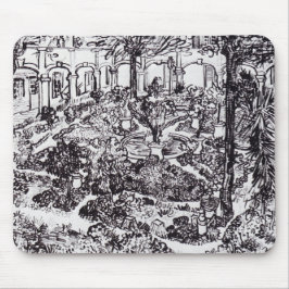 Impressionismus Vincent Van Gogh Garten des Hospit Mousepad